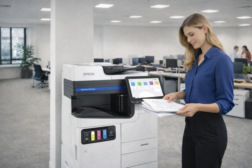 Epson tiskalnik v pisarni